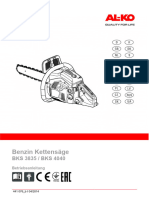 Benzin Kettensäge: BKS 3835 / BKS 4040