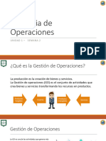 Gestión de Operaciones