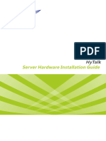 Hytera HyTalk Server Hardware Installation Guide V2.1.00 - Eng
