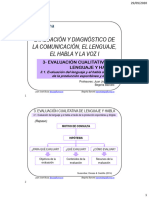 TEMA 3 Evaluación Cualitativa Lenguaje y Habla