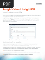 Rapid7 - InsightVM and InsightIDR Solution Brief