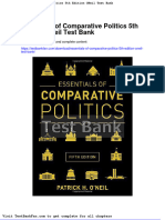 Full Download Essentials of Comparative Politics 5th Edition Oneil Test Bank