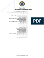 Black Templar Crusader Primaris Paint List