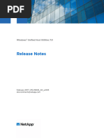 Windows Unified Host Utilities 70 Release Notes