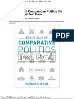 Full Download Essentials of Comparative Politics 6th Edition Oneil Test Bank