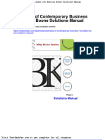 Full Download Essentials of Contemporary Business 1st Edition Boone Solutions Manual