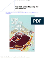 Full Download Crime Analysis With Crime Mapping 3rd Edition Santos Test Bank