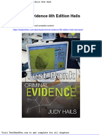 Full Download Criminal Evidence 8th Edition Hails Test Bank