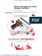 Full Download Criminal Evidence Principles and Cases 8th Edition Gardner Test Bank