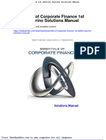 Full Download Essentials of Corporate Finance 1st Edition Parrino Solutions Manual