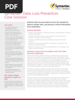 Symantec Data Loss Prevention Core Solution