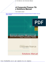 Full Download Essentials of Corporate Finance 7th Edition Ross Solutions Manual