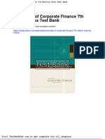 Full Download Essentials of Corporate Finance 7th Edition Ross Test Bank