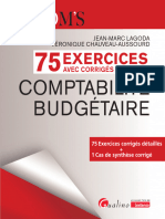 75 Exercices Corrigés - Comptabilité Budgétaire