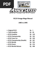 Vintage Rc10 Buggy Mega Manual