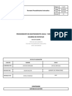 Procedimientos Mantenimiento Anual Instaplan