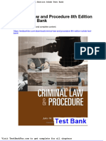 Full Download Criminal Law and Procedure 8th Edition Scheb Test Bank