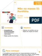 Mão Na Massa II: Portfólio: 8º ANO Aula 2 - 4º Bimestre