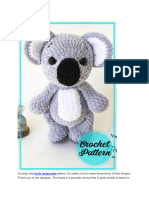 Koala Amigurumi-Patron en Crochet