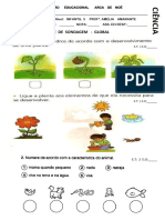 Folha de Teste de Sondagem Infanitl 5 2023 Global Ciências