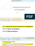 Desarrollo Del Plan de Investigacion