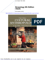 Full Download Cultural Anthropology 9th Edition Scupin Test Bank