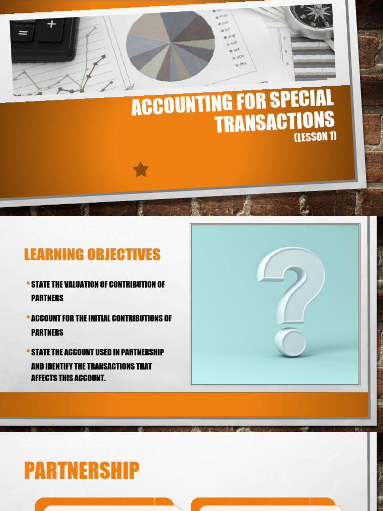 Lesson 1 | PDF | Partnership | Book Value