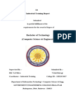 Vishal Summer Training Report