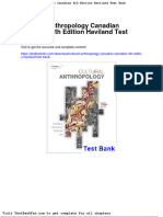Full Download Cultural Anthropology Canadian Canadian 4th Edition Haviland Test Bank