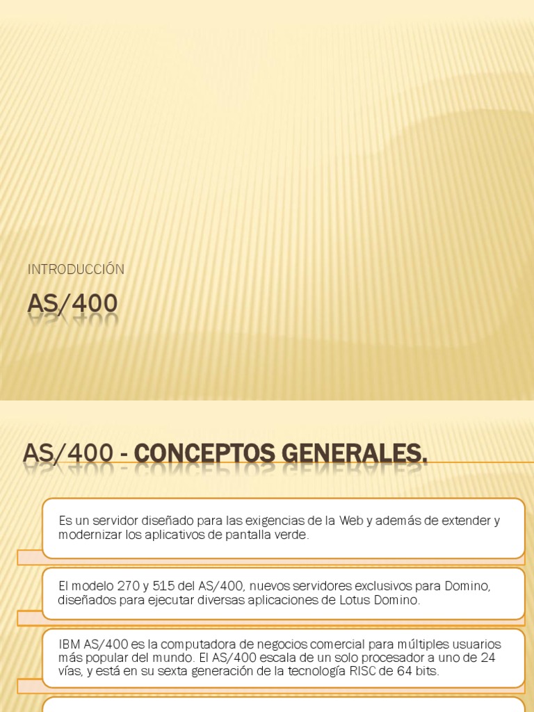 Gestión y Seguridad en AS/400 | PDF