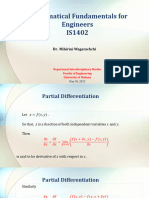 Lecture Notes - Partial Differentiation