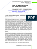 Perancangan UI / UX Aplikasi Toko Kue Dengan Metode Design Thinking