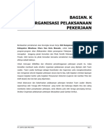 Bagian K Organisasi Pelaksanaan Pekerjaan (DD Banjir Kuala Raya)