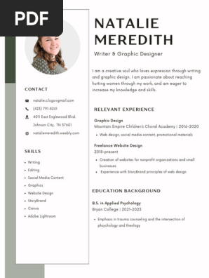 natalie meredith resume december 2023