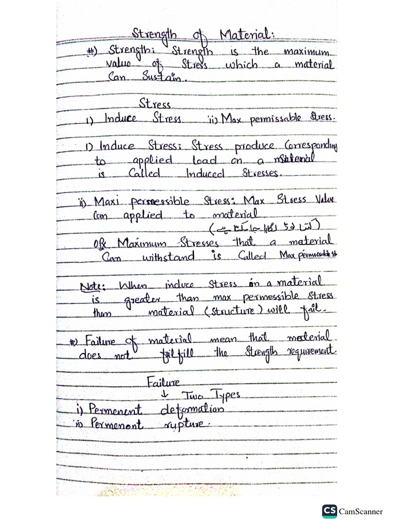 Strength of Material PDF