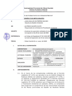 Acta y Informe 01 de Supervisión de Concepción