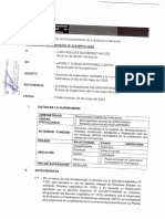 Acta y Informe 05 de Supervisión de Carhuanca