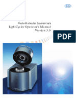 Roche LightCycler v.3.0 - User Manual