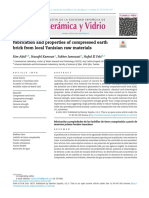 Fabrication and Properties of Compressed Earth Brick From Local Tunisian Raw Materials