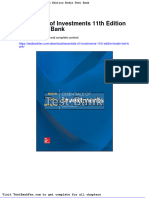 Full Download Essentials of Investments 11th Edition Bodie Test Bank