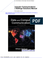 Full Download Data and Computer Communications 10th Edition Stallings Solutions Manual