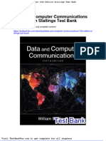 Full Download Data and Computer Communications 10th Edition Stallings Test Bank