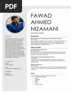 19PG03 Fawad Nizamani CV Prime Pakistan