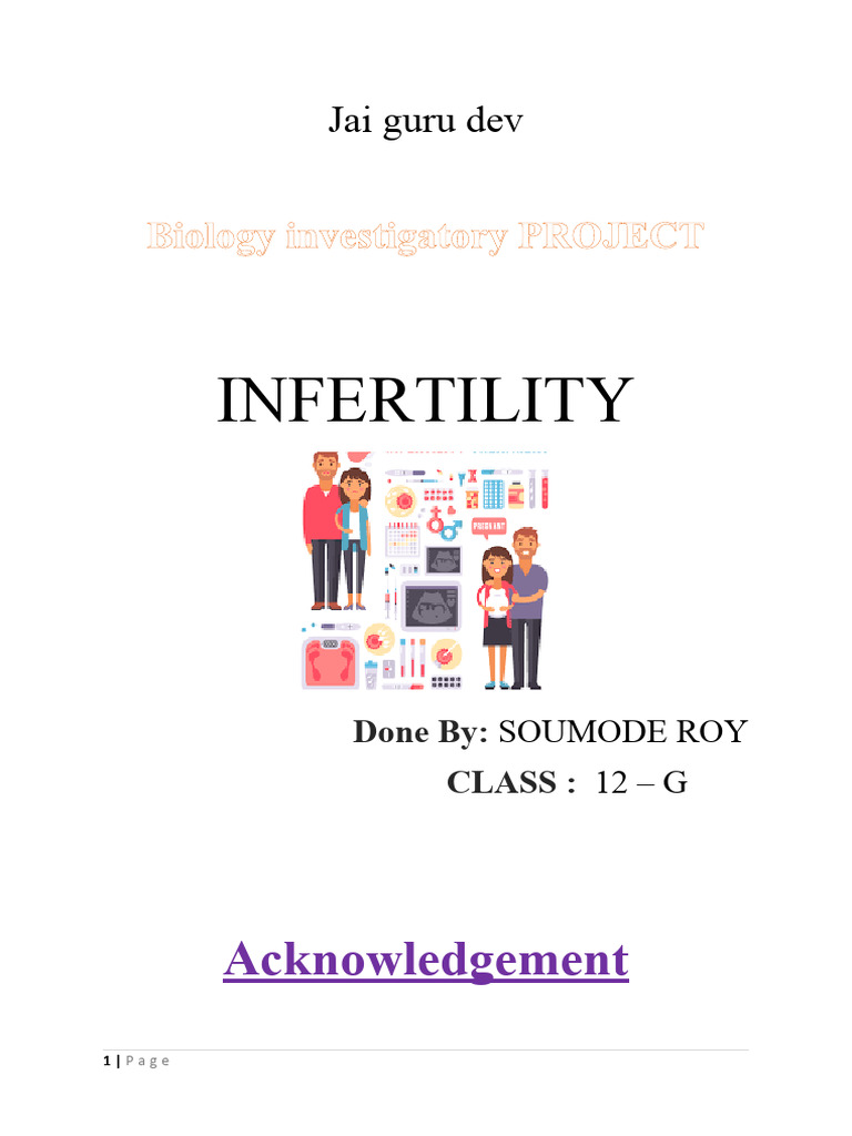 Infertility: Causes and Solutions | PDF | Infertility | In Vitro ...