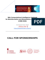 CIBB 2023 - Call For Sponsorship