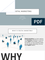 Digital Marketing: Presentation by Abhishek Choudhary Roll No - 11 BE (MECH) Ssjce