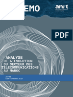 Analyse de L'évolution Telecommunication MAroc