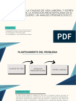 Evaluación de La Calidad de Vida Laboral Y Estrés en Personal de La Atención Prehospitalaria en El Oriente Antioqueño: Un Análisis Epidemiológico