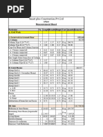 Beam BBS Excel Sheet Format | PDF