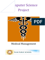Medical Store Project